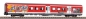 Preview: PIKO 58508 S-Bahn x-Wg. 2. Kl. DB AG vkrot V, mit Graffiti