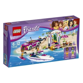 LEGO® Friends 41316 Andreas Rennboot Transporter, 309 Teile