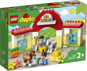 LEGO® DUPLO® 109451 Pferdestall und Ponypflege