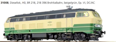 ESU 31008 Diesellok,H0,BR 218,218 396 B