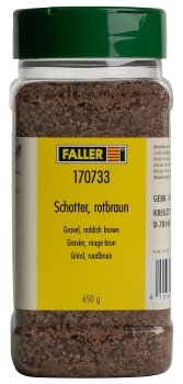 FALLER 170733 Schotter, rotbraun, 650 g