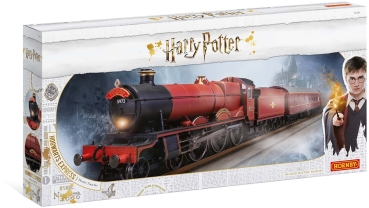 R1234P Harry Potter Zug, Lok, zwei Wagen, Gleise und Netzgerät