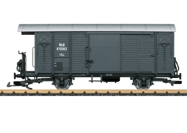 LGB 43814 RhB gedeckter Güterwagen Ep.