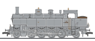 Liliput L131409 Dampflokomotive, Reihe 378, BBÖ, 378.27, Epoche II, Rundschlot, Fotoanstrich, Formän