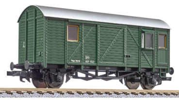 Liliput L334611 Güterzugbegleitwagen (Dienstwagen), ÖBB, grün, Ep.III/IV