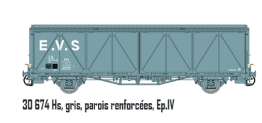 L.S.Models LS30674 Schiebwandwagen Hs SNCF/EVS, Ep.IV