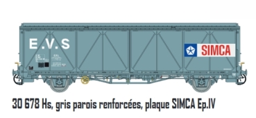 L.S.Models LS30678 Schiebwandwagen Hs SNCF/EVS/SIMCA, Ep.IV