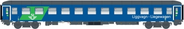 L.S.Models LS48097 Liegewagen Bvcmz 248.5 RDC/SJ, Ep.VI, EN 346, 2.Nr.