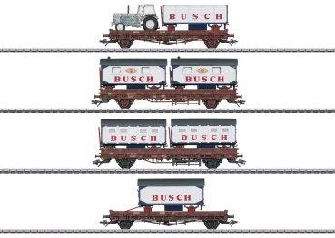 Güterwagen-Set Zirkus Busch D