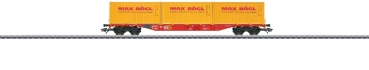 Märklin 47132 Vierachsiger Container-Tragwagen Bauart Sgns 691 der Deutschen Bahn AG (DB AG).