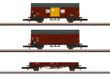 Güterwagen-Set DR