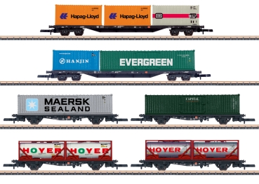 Wagen-Set Containertransport