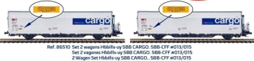 Mabar 86510 2er Set Kühlwagen Hbills-uy, SBB Cargo