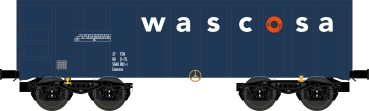 NME 543620 Off. Güterwag. Eamnos 57m³ "WASCOSA", blau/orange, 11,3m