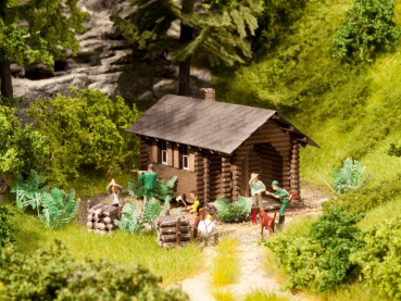 NOCH 65606 Themen-Set “Waldhütte”