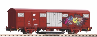 PIKO 58998 H0 Schienenreinigungswagen FS V mit Graffiti