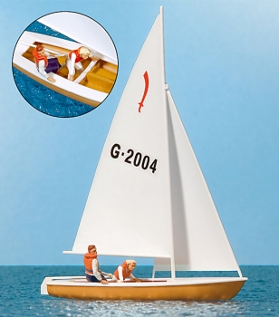 Preiser 0010681 Segler (4). Segelboot "Korsar