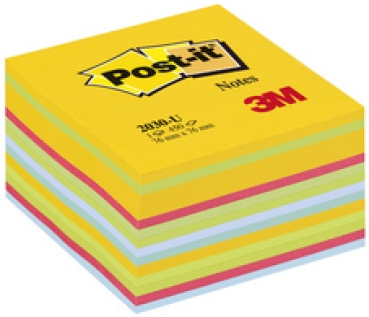 Post-it Haftnotiz-Würfel, 76 x 76 mm, 450 Blatt, Ultrafarbe