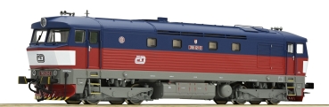 Diesellok 749.121 blau/rot Sn