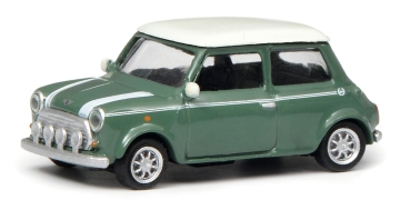 Schuco 452639200 Mini Cooper, grün/weiß 1:87 