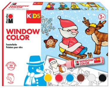 Marbu Kids Window Color Christmas