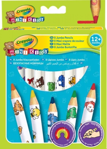 Crayola Mini Kids Buntstifte groß 8 Stück