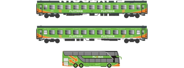 Flixtrain Set B 2x Bomdz + Bus