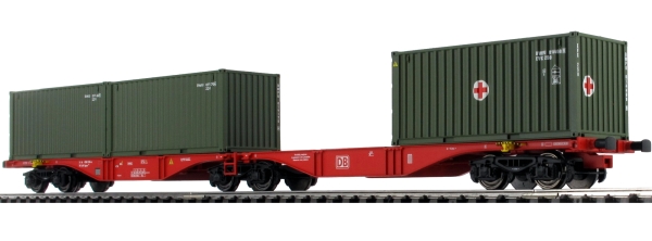 Gelenk-Containertragwagen Bauart Sggrss 80