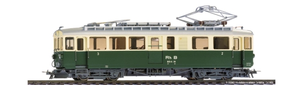 RhB BCFe 4/4 38 Triebwagen grün/beige digital