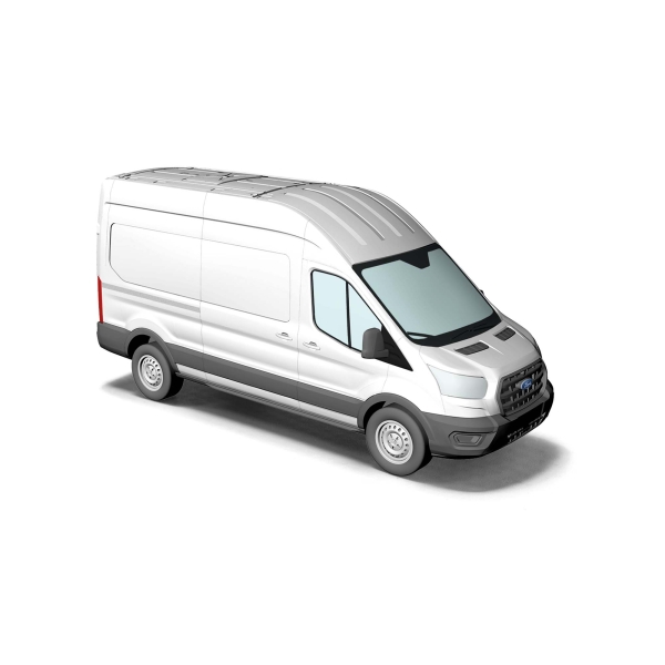 Busch 54502 Ford Transit Kasten, Weiß