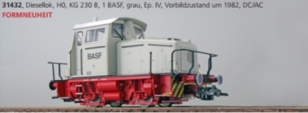 Diesellok, H0, KG230, 1 BASF,