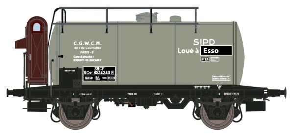 Exact-Train EX20536 SNCF 24m3 Einheitsbauart Leic