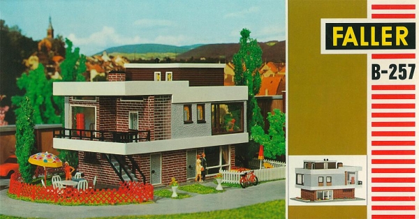 FALLER 109257 B-257 Modernes Haus mit Flach