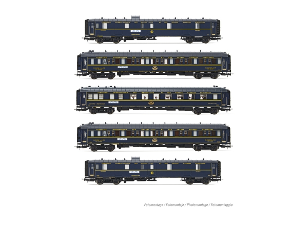 Rivarossi HR4384 CIWL, 5-tlg. Set 140 Jahre Orient Express, Ep. II