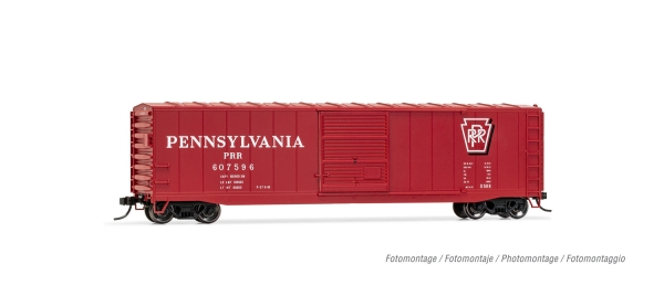 Rivarossi HR6586B Pennsylvania Railroad, US-Boxcar, #607524, Ep. III
