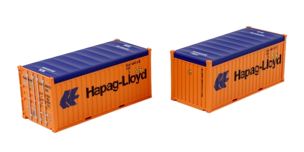 2-tlg set Container 20‘ Hapag Lloyd- Open Top