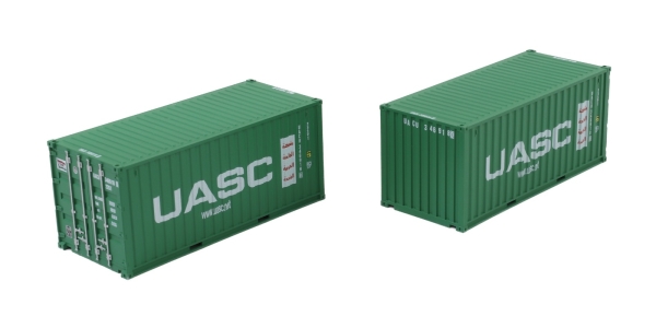 2-tlg set Container 20‘ UASC - Low Cube