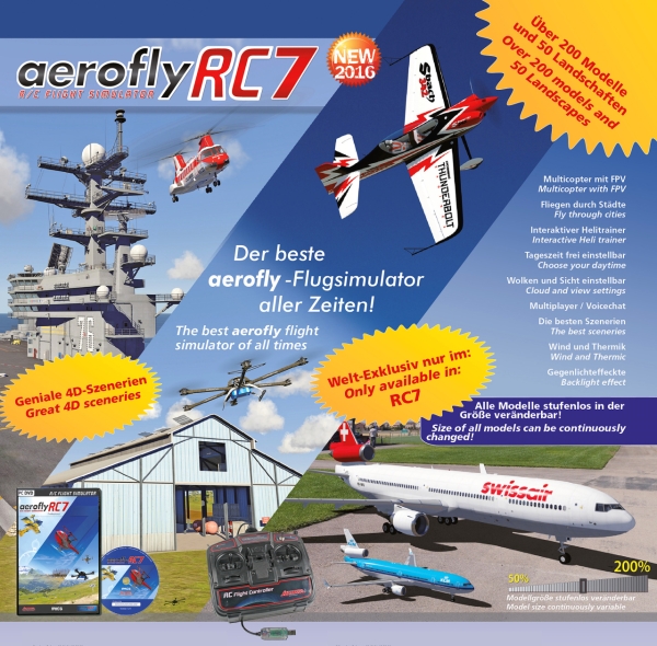 Flugsim. AeroflyRC7ULT+USBInt