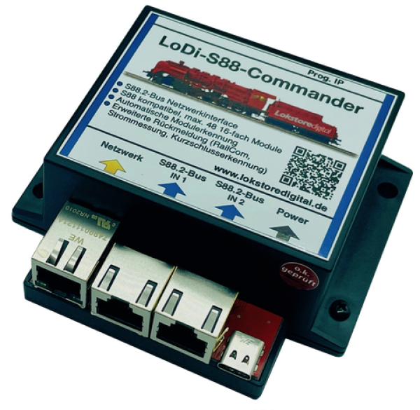 LoDi-s88-Commander ohne USB Netzteil