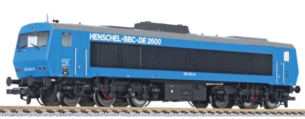 Liliput L132052 Diesellok, DE2500, 202 004-8, 6-achsig, DB, blau, Ep.IV