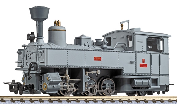 Dampflokomotive, Typ U, Lok 3 der NÖLB, Fotoanstrich, Ep.I