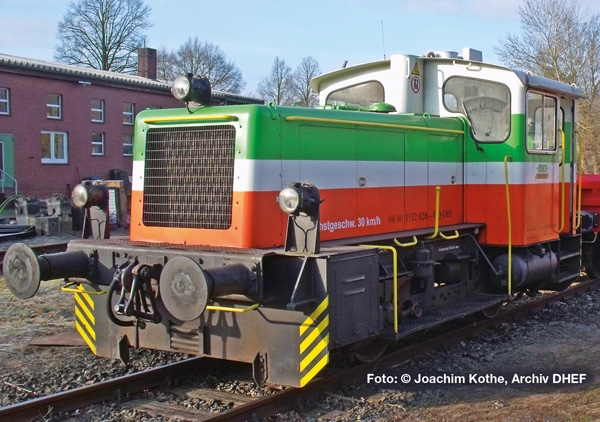 Liliput L162607 Diesel-Rangierlokomotive, 98 80 3332 028-0 D-DHE, Lok 10, DHE, Ep.VI