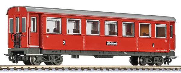 Liliput L344556 4-achsiger Personenwagen, B4 31, Zillertalbahn, rot, Ep.VI