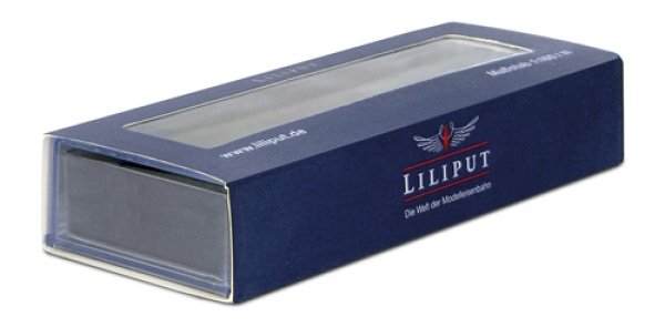 Liliput L967997 Klarsichtbox N kurz, ca. 16,2 cm, mit Hülle, Universal-Inlay zum Zuschneiden