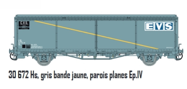 L.S.Models LS30672 Schiebwandwagen Hs SNCF/EVS, Ep.IV