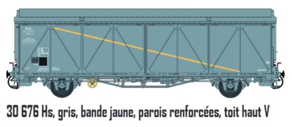 L.S.Models LS30676 Schiebwandwagen Hs SNCF/EVS, Ep.V