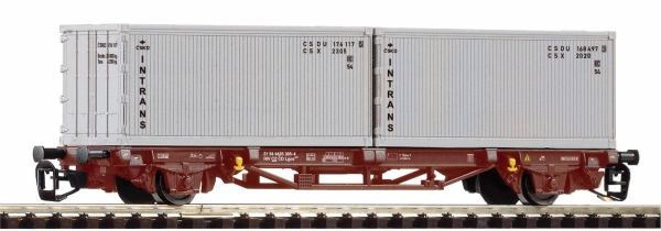 PIKO 47724 TT-Containertragwg. 2X20' In
