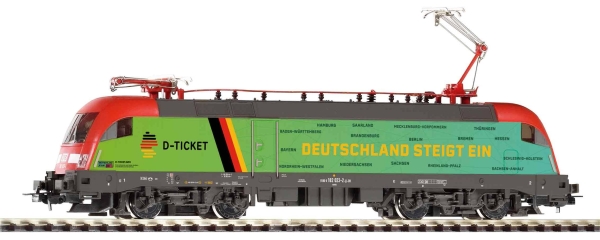 PIKO 57827 ~E-Lok Taurus Deutschland-Ticket DB AG VI + PluX22 Dec.