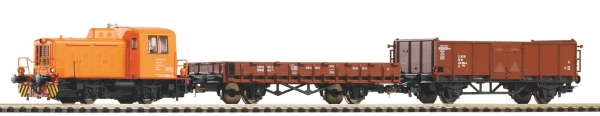 PIKO 59022 ontrol light Set mit Bettungsgleis DR Güterzug mit TGK2