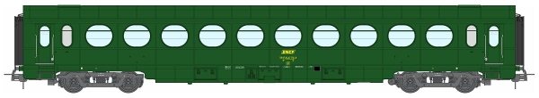 REE VB-477 ETAT Car, B10, green 301, SNCF Period IV